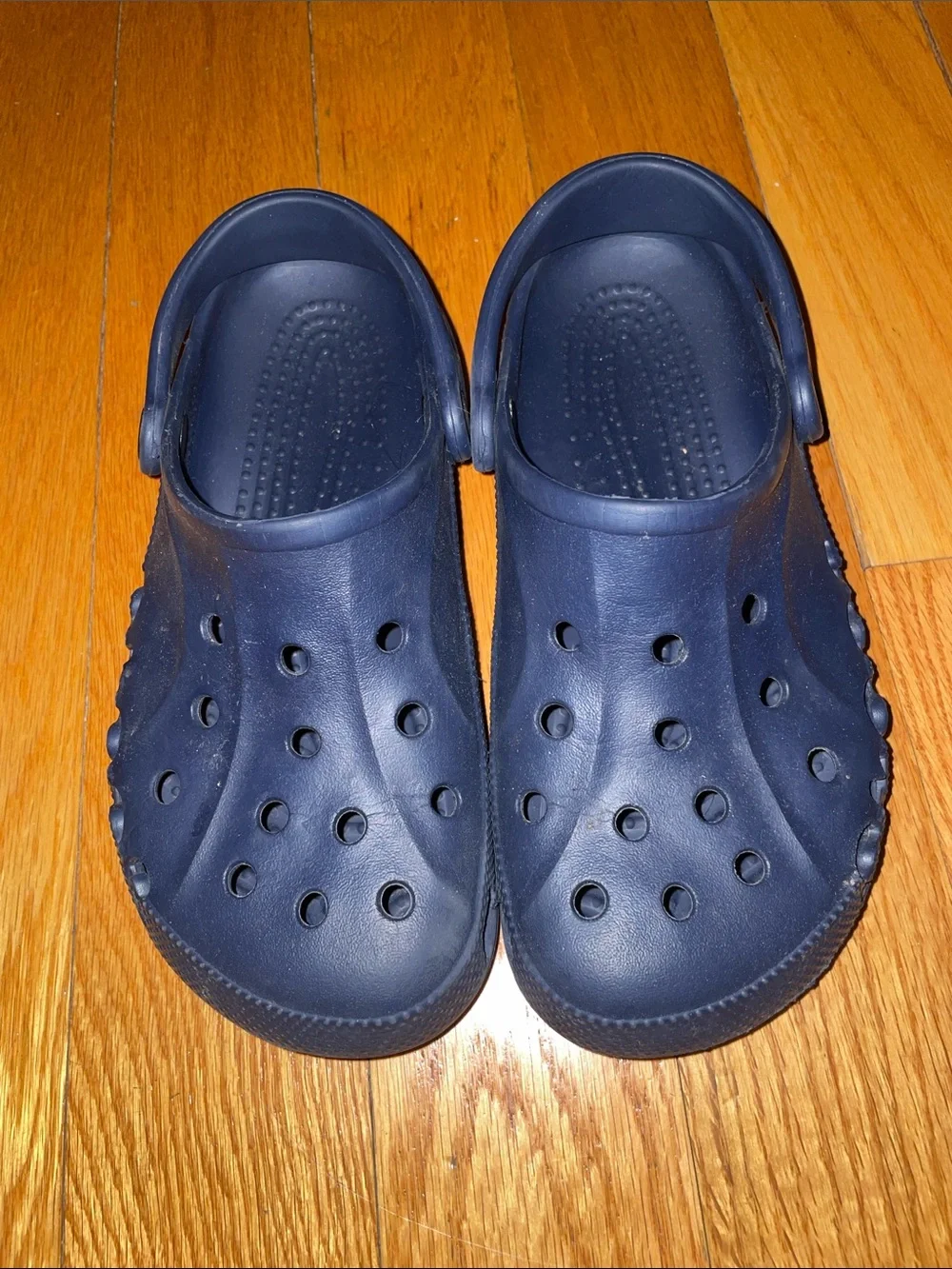 New CROCS Navy Blue Classic Clog Sandals Men’s 5 Women’s 7